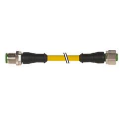 M12 Round Plug Connector M12 - M12 Connecting Cable (7000-40021-0140550) 