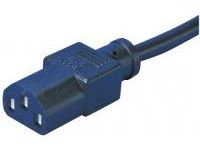 AC Cord, Fixed Length (PSE), Single-Side Cut-Off Socket, Cable Shape: Round