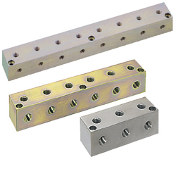 Manifold Blocks - Hydraulic, T-Shaped Hole