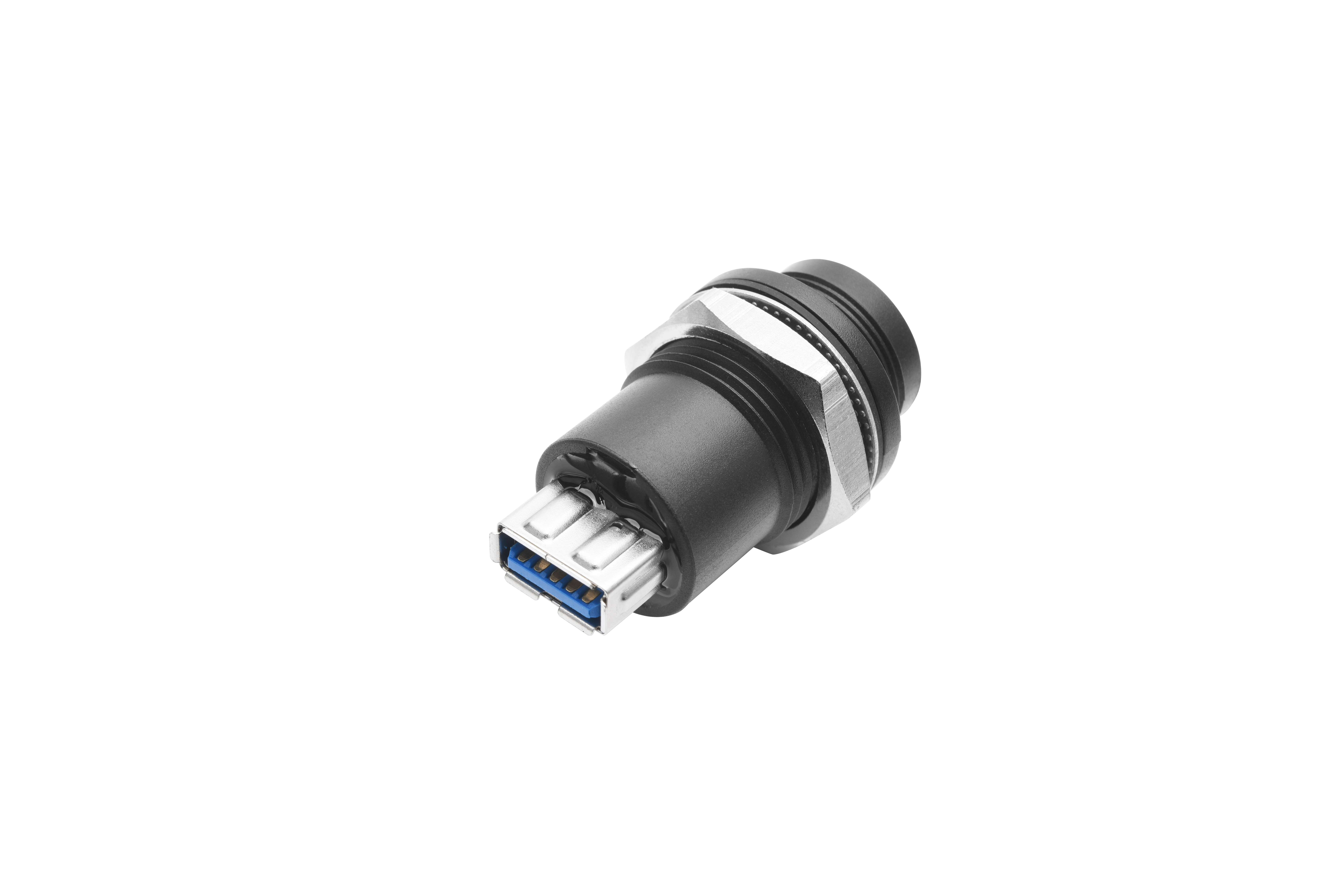 USB 3.0 (2.0 Compatible) Adapters, Panel Mounting (E-U3H-AFBF)