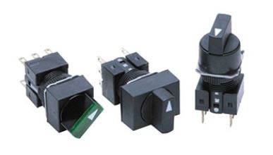 Knob-Type Selector Switch (Detachable) (Cylindrical ø16) A165S/W (A165W-T2MR-T1-2S) 