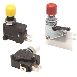 Push Button Switch (Round Body Shape φ10.5), VAQ (2VAQ-4Y) 
