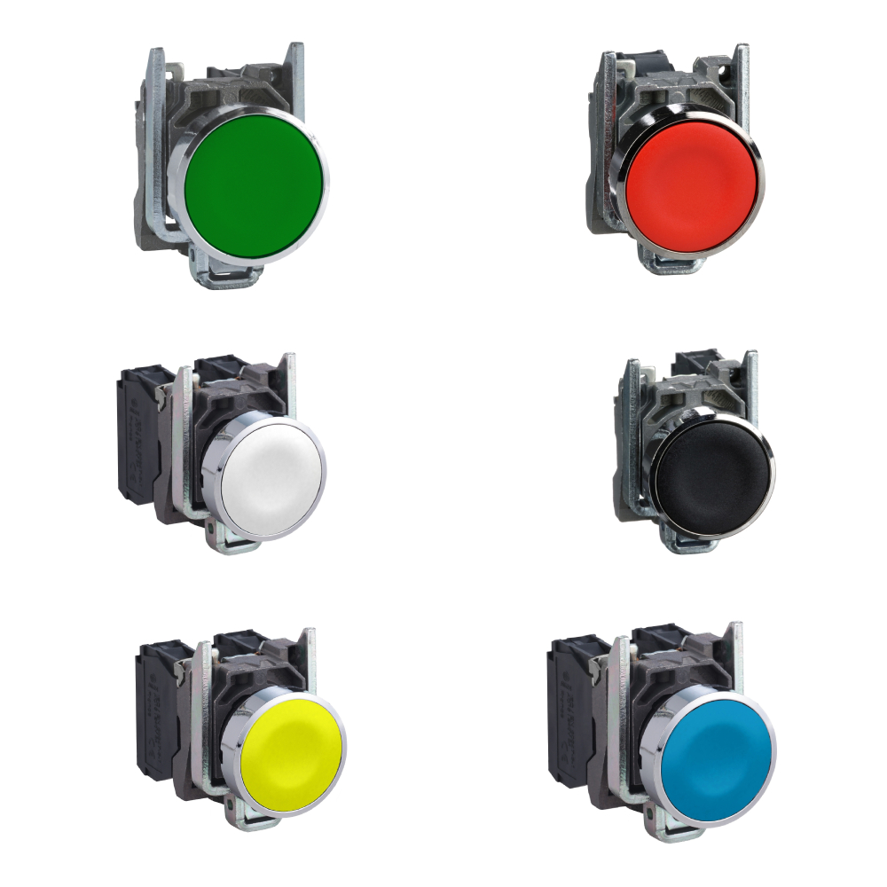 Push Buttons With Flush Push Harmony XB4 Series Compet Units ...