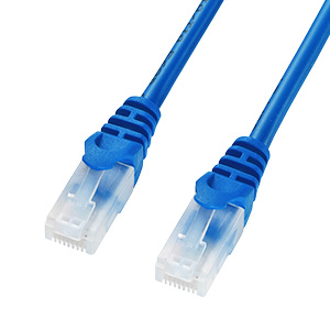 Clip-Break Prevention CAT5e LAN Cable (3 m / blue)