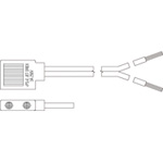 Plug Cord for 80 mm x 80 mm - 42 mm Thick AC Fan (489-008-L35) 
