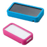 CSS Type Plastic Case with Silicon Cover (CSS75-CL-BG) 