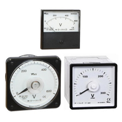 Voltmeter (AC, DC) Angle Type/Wide Angle/DIN
