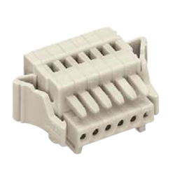 Spring Type Connector, 733 Series, 2.5-mm Pitch, Female (Compact Size) (733-106/037-000) 