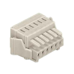 Spring Type Connector, 734 Series, 3.5-mm Pitch / Female with Locking Mechanism (734-106/037-000) 