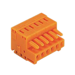 Spring Connector, 734 Series, 3.81 mm Pitch, Female (Compact Size) (734-206) 