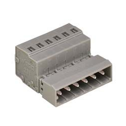 Spring Type Connector / 231 Series / 5-mm Pitch / Male (231-606) 