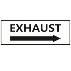 Warning Label: EXHAUST