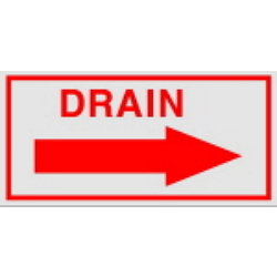 Warning Label: DRAIN