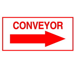 Warning Label: CONVEYOR