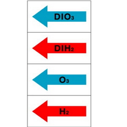 Warning Label: DIO3- DIH2- O3- H2