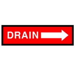 Warning Label: DRAIN