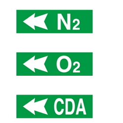 Warning Label: N2-O2-CDA