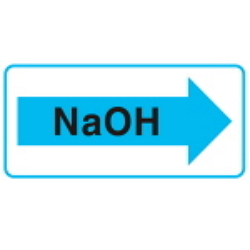 Warning Label: NaOH