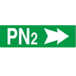 Warning Label: PN2-Arrow