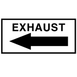 Warning Label: EXHAUST