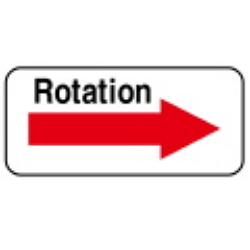 Warning Label: Rotation