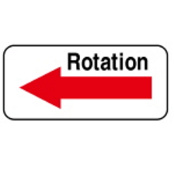 Warning Label: Rotation