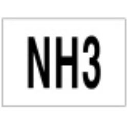 Warning Label: NH3-Transparent label