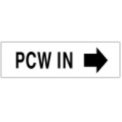 Warning Label: PCW IN-Transparent Label