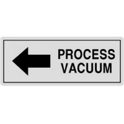 Warning Label: PROCESS VACUUM