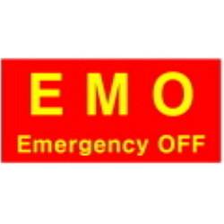 Warning Label: EMO- EMERGENCYOFF