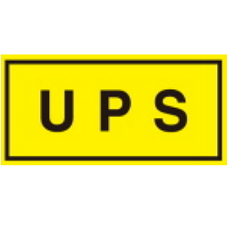 Warning Label: UPS