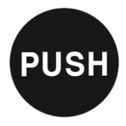 Warning Label: PUSH