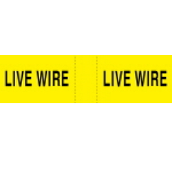 Warning Label: LIVE WIRE