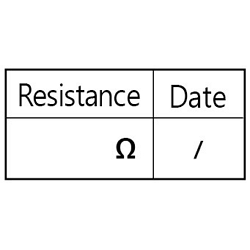 Warning Label: Resistance value