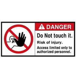 Warning Label: Touch-Risk