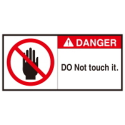 Warning Label: Touch