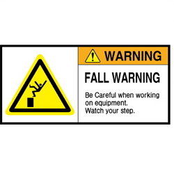 Warning Label: Fall