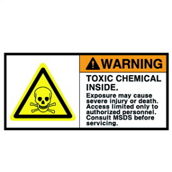 Warning Label: Toxic-hazard