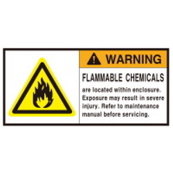 Warning Label: Flammable