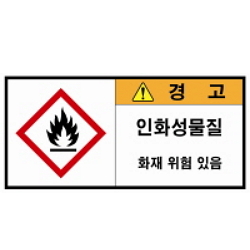 Warning Label: Flammable-Fire