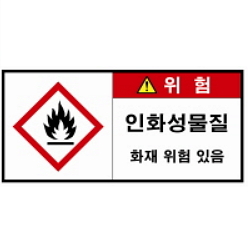 Warning Label: Flammable-Fire