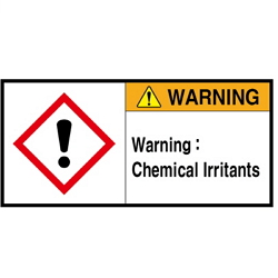 Warning Label: IRRITANTS-Irritant