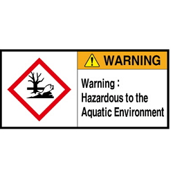 Warning Label: Aquatic Environment Hazard - Aquatic