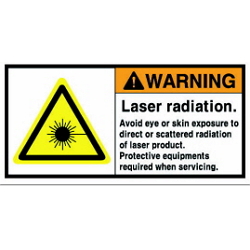 Warning Label: Laser