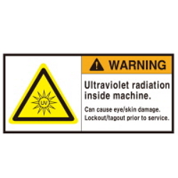 Warning Label: UV-laser