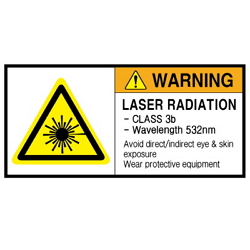 Warning Label: Laser