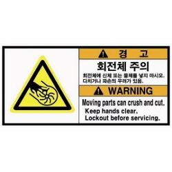 Warning Label: Rotation Body