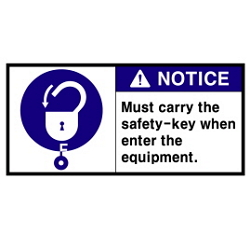 Warning Label: Safety Key