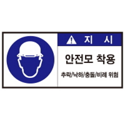 Warning Label: Safety Helmet