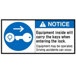 Warning Label: Hold Key